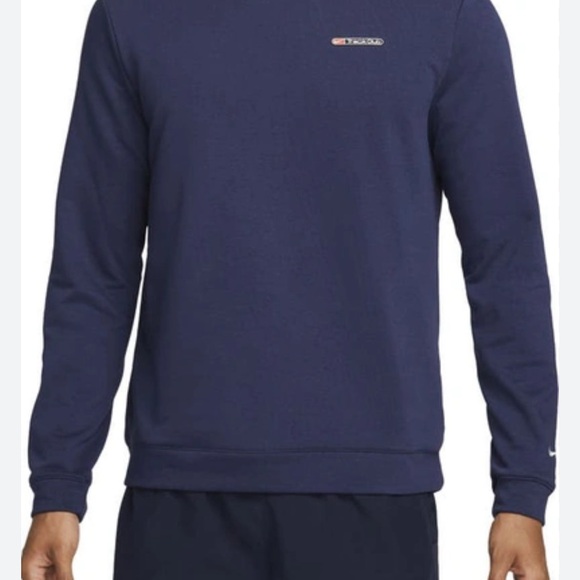 Nike Other - Nike Mens Dri-Fit Track Club Fleece Long Sleeve Crew Neck Running Pullover XL